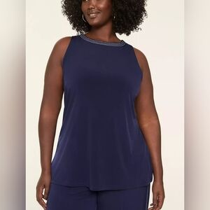 LB High-Neck Stich-Detail Tank